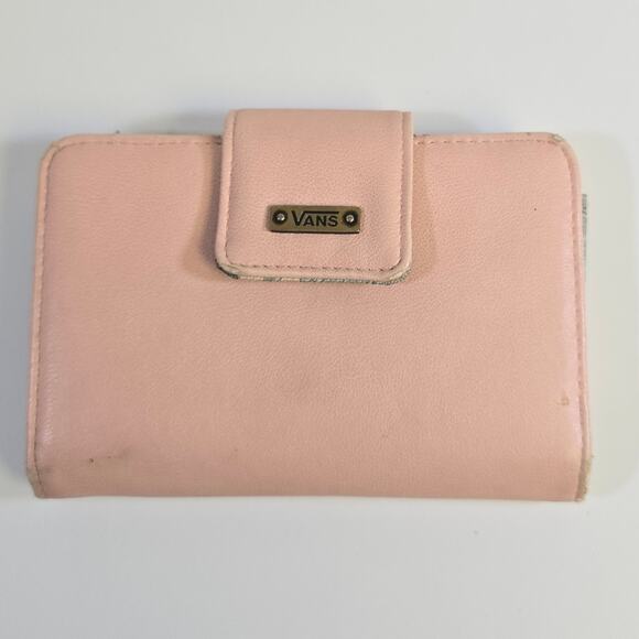 Vans Pink Tropical Themed Bi-fold Wallet with Tons of Pockets - Picture 2 of 16